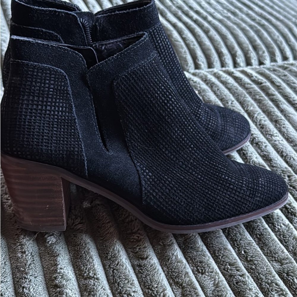 Lucky Brand Black Ankle Boots
